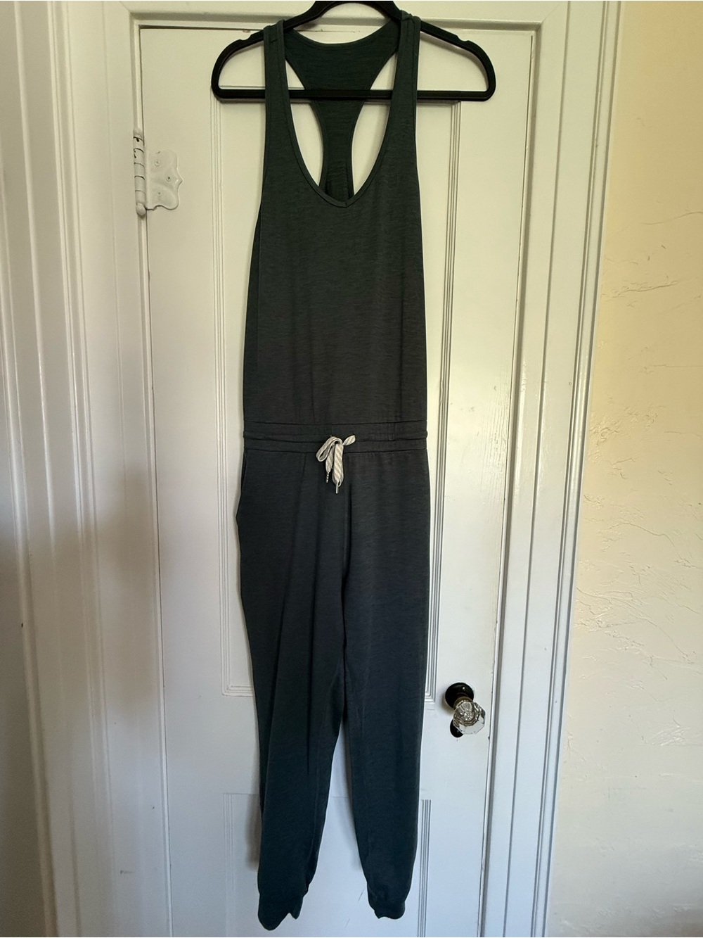 Vuori heather green Racerback Jumpsuit